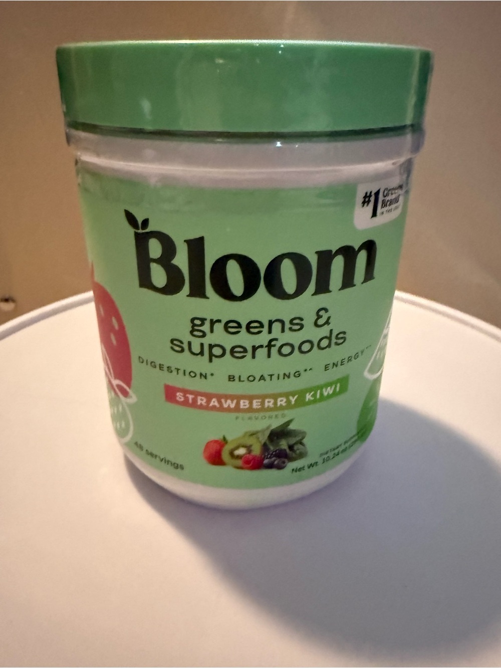 Bloom Greens & Superfoods Strawberry Kiwi Powder - Green